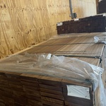 Ca. 147x Guyana Teak Planken Geschaafd, 25x145mm, lengte 155cm